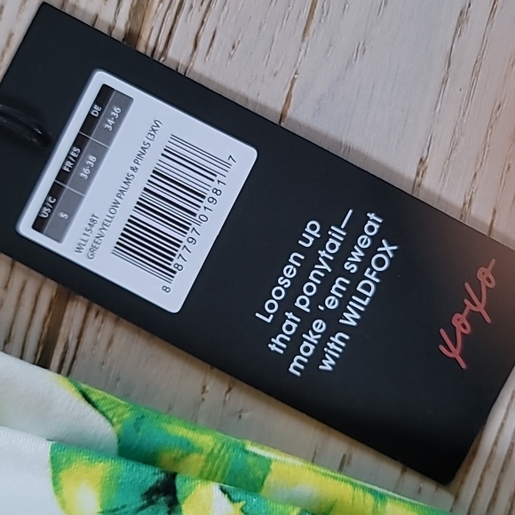 Wildfox Sweat Palms & Pinas Leggings Small NWT - Picture 4 of 7